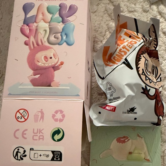 Pop Mart THE MONSTERS Labubu Lazy Yoga Series Lay Down Figure Sealed Bag - Picture 4 of 5